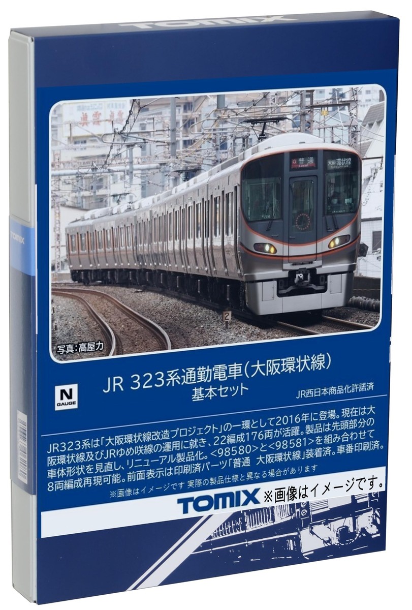TOMIX N gauge JR 323 series Osaka Loop Line basic set | eBay