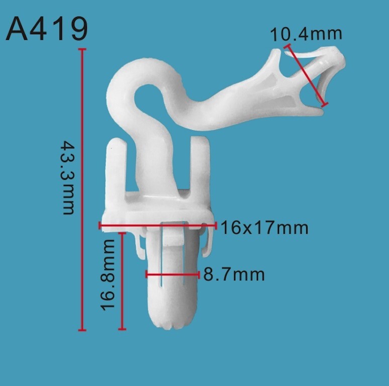 DZMZL Windschutzscheiben-Säulen Clip 62217-52120 - 5er Set Für Toyota & Lexus Modelle
