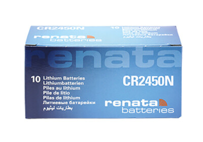 Beta Rr 50 2024 2 Batterie Per Orologio CR2450N Renata - Litio, Durata Lunga, Confezione Doppia Batteria 2450