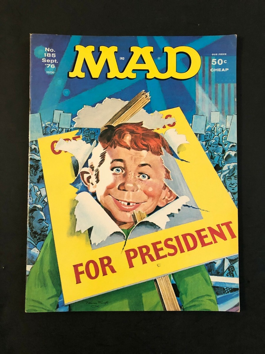 MAD アルフレッド・E・ニューマンサイン入ポスター MAD アルフレッド・E・ニューマンサイン入ポスター