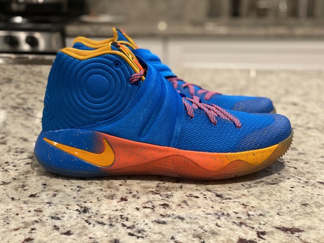 kyrie 2 yellow blue