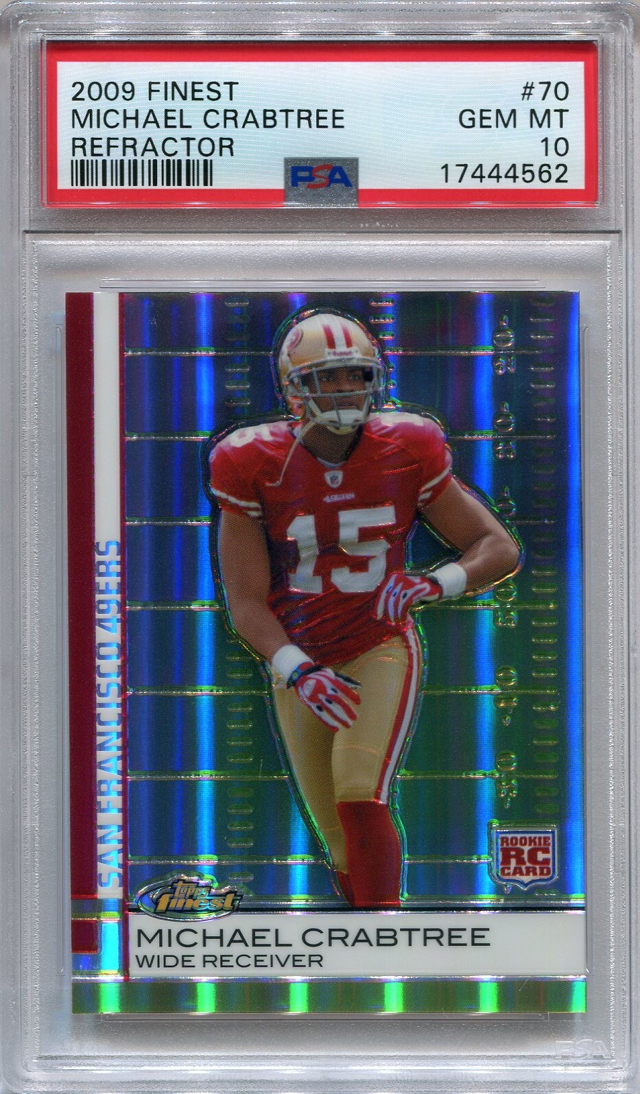 Michael Crabtree Finest #70 Refractor