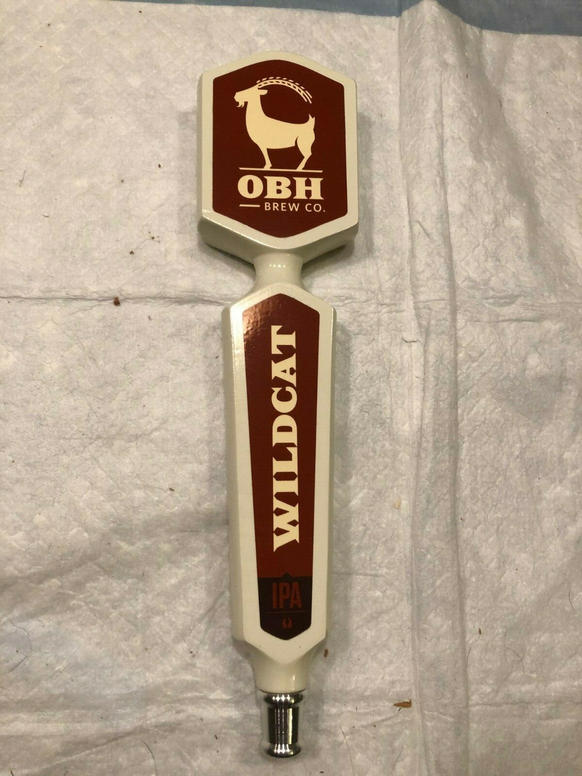 OBH brew co. Wildcat IPA beer tap handle eBay