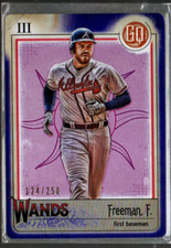 2021 Topps Gypsy Queen Tarot of the Diamond Indigo #TOD13 Freddie Freeman /250