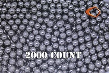 1/4 inch 2,000 Count Steel Balls Sold by Pocket Shot