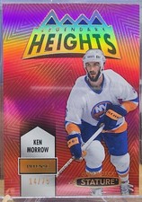 2021-22 UD Stature Legendary Heights Red Ken Morrow /75 #LH-11