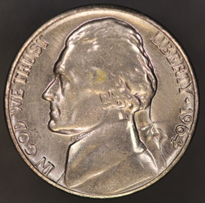 1964 D JEFFERSON NICKEL FRESH FROM ORIGINAL ROLL!- LOT 5972 | eBay
