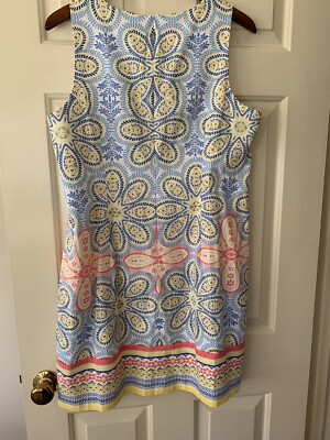 summer beach shift dresses Yellow Linen Shift Dress main image 0