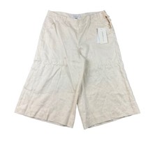 Emanuel Ungaro Capri Shorts Pants 10 Linen Cr...