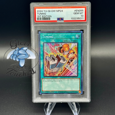 Tuning (Alt Art) Yugioh 2024 MP24-EN055 Prismatic Secret Rare 1st Edition  PSA 10 | eBay