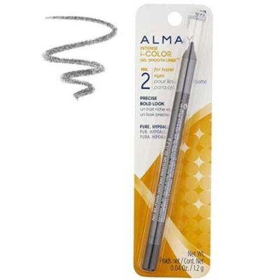 Almay Intense i-color Gel Eyeliner. 12 Stunden getragen. Hypoallergen. 033 ANTHRAZIT