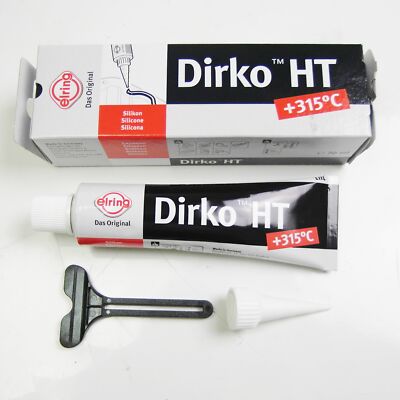 Sealant DIRKO BLACK 70ml 006.553 Silicone Elring from -60°C to +315°C