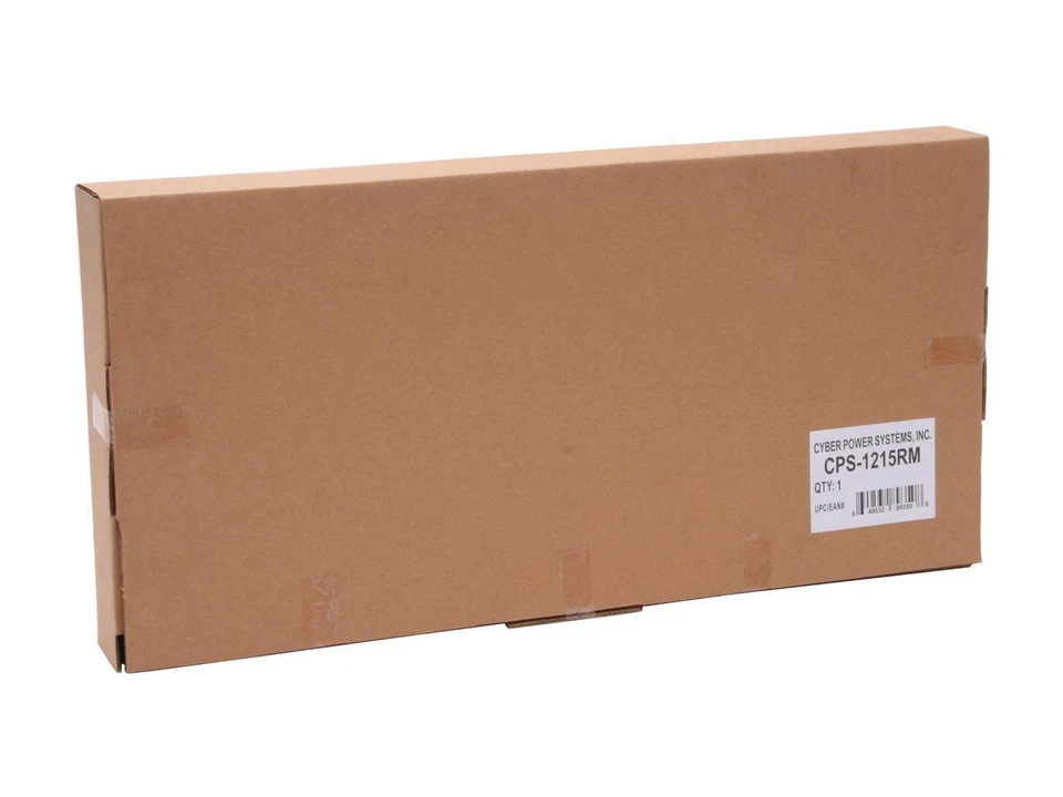 CyberPower CPS1215RM Single Phase 100 - 120 VAC 15A Basic PDU - 10 Outlets, 15 - Image 3 of 4