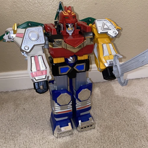 VTG MMPR POWER RANGERS LOST GALAXY DELUXE MEGAZORD FISTS SWORD 95% COMPLETE
