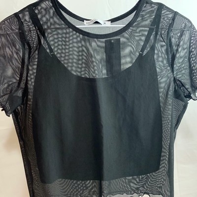 hollister mesh top