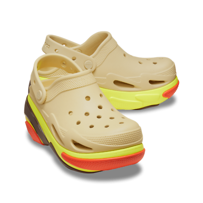 CROCS Bubble Crush‎ Sesame Mens 210061 Rare Size 13M NWT NEW CROCS BUBBLE CRUSH CLOG 210061 Sesame UNISEX | eBay main image 4
