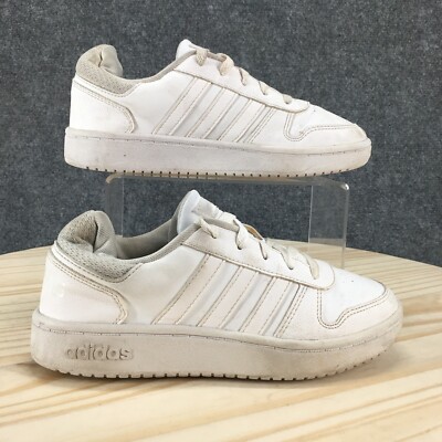 Adidas Shoes Mens 4 Hoops 2.0 Sneakers White Lace Up Casual Comfort Low F35891
