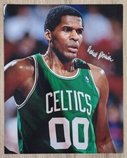 Robert Parish Signed 8x10 Photo The Chief Boston Celtics NBA HOF LEGEND RAD