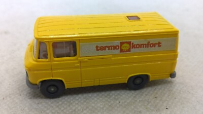 Wiking 809 Mercedes MB L 406 D Kasten gelb SHELL termo komfort (38)