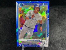 ANTONIO GOMEZ 2021 BOWMAN CHROME SAPPHIRE #BCP-82 1ST PROSPECT CARD / YANKEES