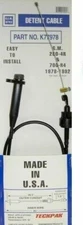700R4 700 2004R 4L60 TV Detent Kickdown Cable 1982-1992 Teckpak K77978 New KD