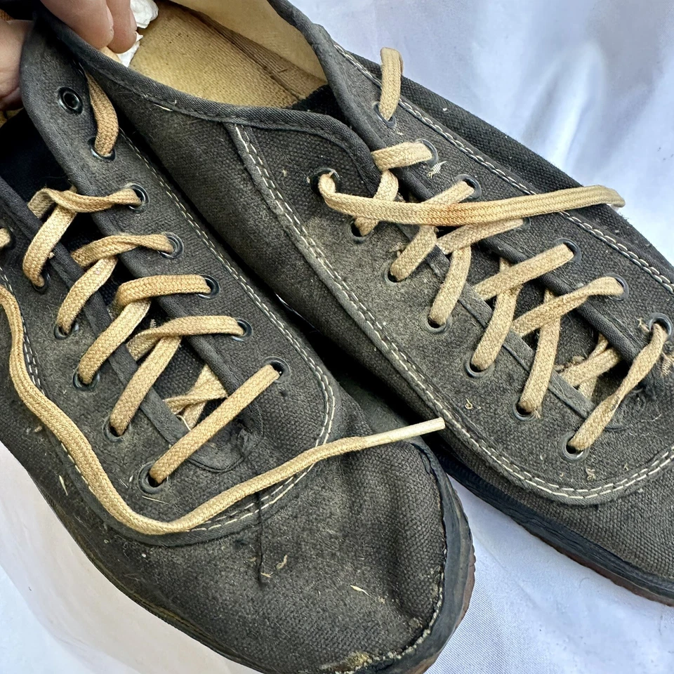 Zapatos para correr Converse Racer Chuck Taylor antiguos de colección de los años 30  Foto 4 de 4