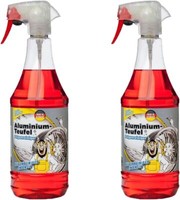 2X Tuga Chemie Aluminium Teufel Felgenreiniger Gel Rot Felgenpflege 1L