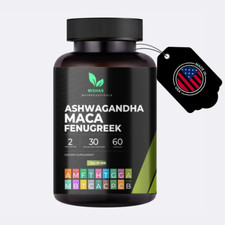 Mishas Nutraceuticals Ashwagandha 5000mg, Maca Root 2000mg, Fenugreek 3000mg