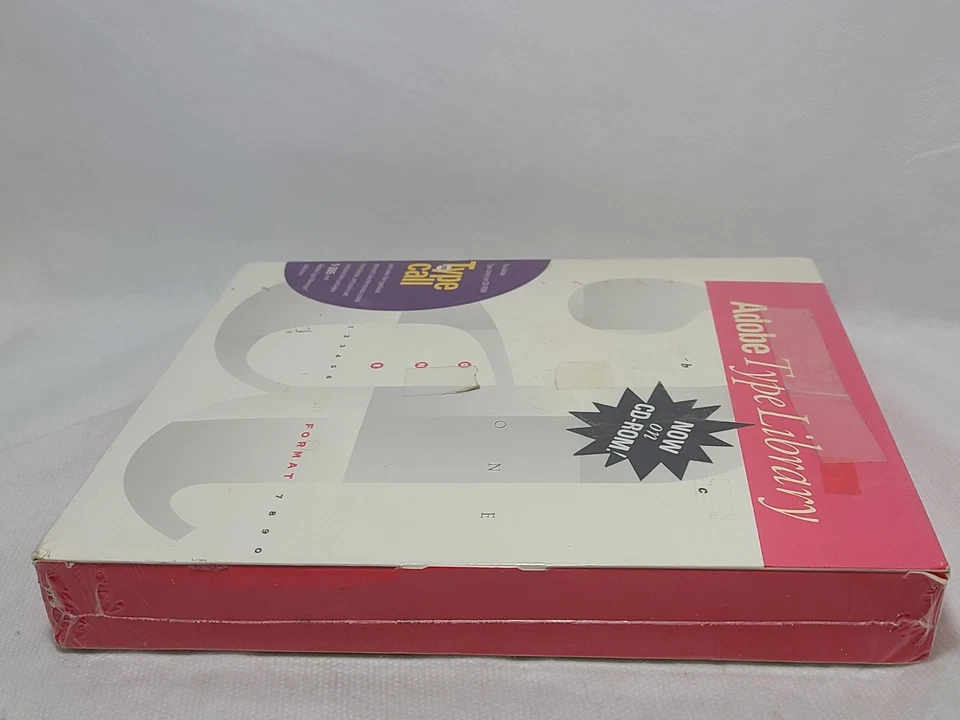 VINTAGE 1992 Adobe Type Library Type on Call Bundle Version 1-265 CD-ROM New NIB - Image 4 of 4