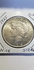 1925 "P" Peace SILVER Dollar, BU MS with a slight Mellow Patina. 100 Years Old.