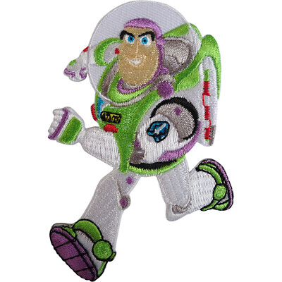 Disney Toy Story Buzz Lightyear Patch bestickt Abzeichen Bügelbild Kleidersack aufnähen