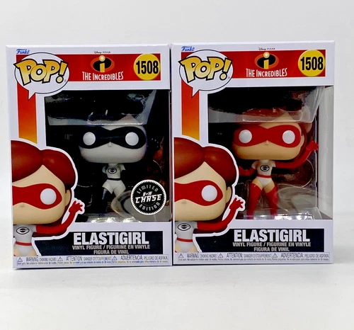 Funko Pop! The Incredibles Elastigirl Chase & Common #1508 Set of 2 W/Protectors