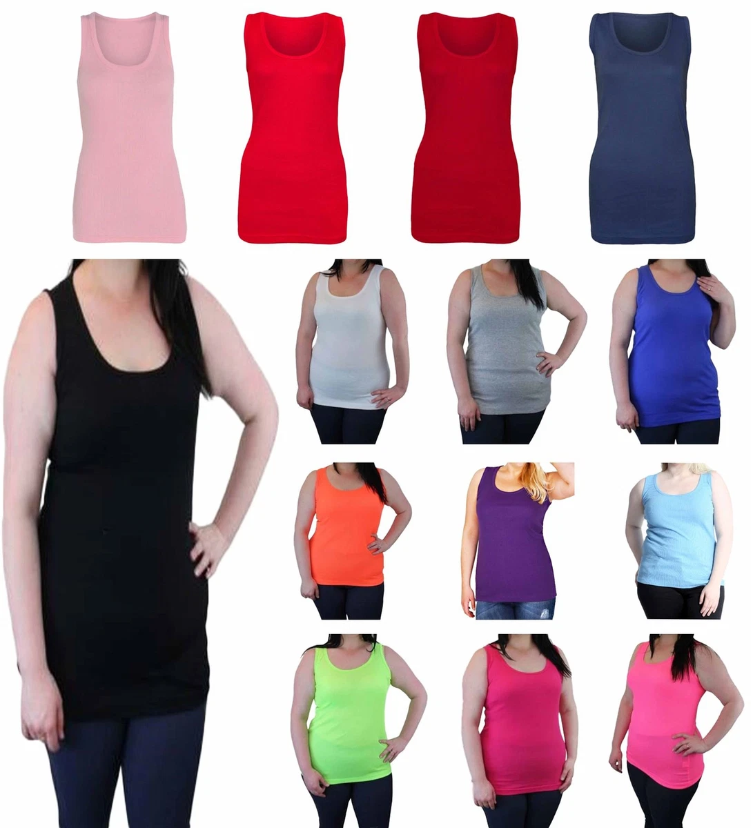 Plus size hotsell summer tank tops