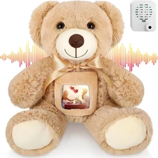 12 Inch Remembrance Bear Plush Stuffed Animal with Voice Recorder Soft Plush Ani