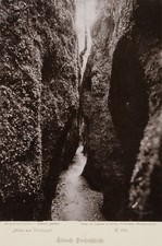 JUNGHANSS & KORITZER (19.Jhd), Eisenach Drachenschlucht,  1892, Albuminpapierabz