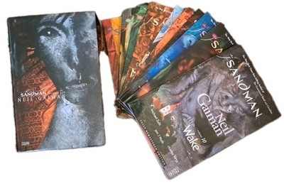 The Sandman 10 Volume w/Slipcase Set #1-10 Neil Gaiman Paperback-LIKE NEW Cond