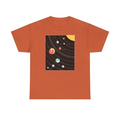 Sci-Fi Geek Movie Solar System Dagobah Solaris Gallifrey Caprica Cotton T-Shirt