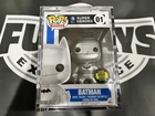 Funko Pop! DC - Batman - (Metallic, Silver) - Hot Topic (Exclusive) #01 LE 108