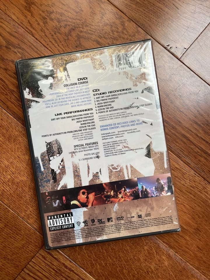 *Sealed* JAY-Z & LINKIN PARK:  Collision Course CD & DVD Set NEW - Image 3 of 4