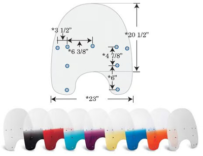 #ad #ad Memphis Shades Replacement Plastic for HD Detachable King Size Windshield 15in $117.95