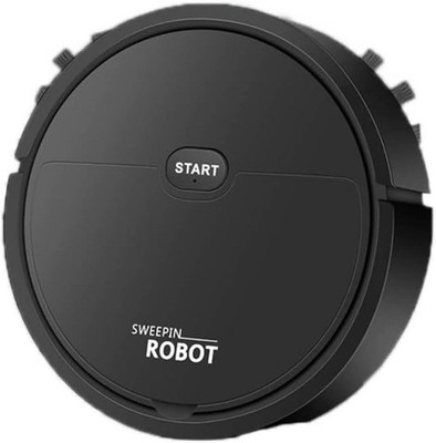 Compact Robot Vacuum Cleaner, USB Smart 3 in 1 Super Thin, Powerful Suction,