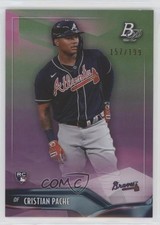 2021 Bowman Platinum Pink 157/199 Cristian Pache #23 07mp