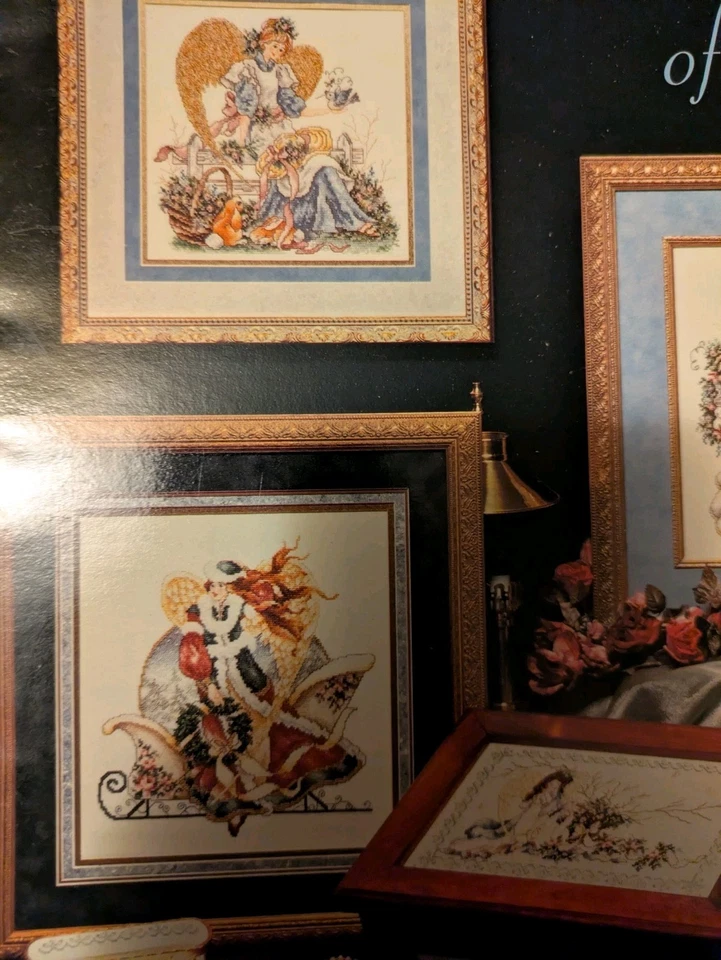 Vintage Stoney Creek Gathering Of Angels Cross Stitch Pattern - Image 2 of 4