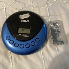 Working RCA RP3013 Portable CD Player FM Radio New Original Headphones