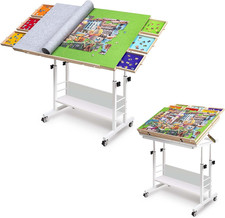 2000 Piece Foldable Jigsaw Puzzle Table with Angle  Height Adjustment, Jigsaw