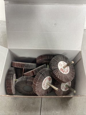bibielle abrasive technologies rg5456 3x1/2x1/4 A 080 flap disc. 10 Pack