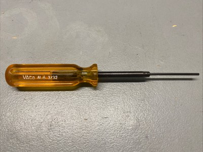 Vintage Vaco Hex Driver 3/32   Made In USA