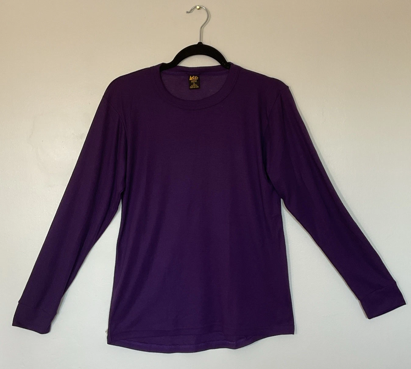 REI Vintage Thermal Base Layer Outdoors Snowboarding Thermal Top Size L
