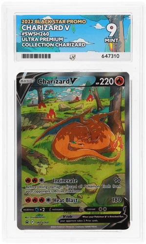 ACE 9 - Charizard V - SWSH260 Black Star Promo Pokemon Ultra Premium Collection