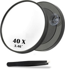 Vergrößerungsspiegel 40X Make-up Spiegel mi...